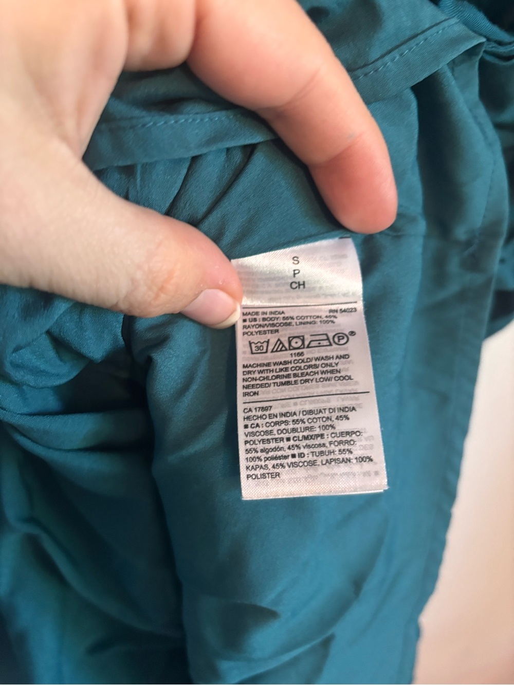Old Navy Teal Green Cami Ruffled Tie Waist Casual Midi/Maxi Dress - Picture 6 of 7